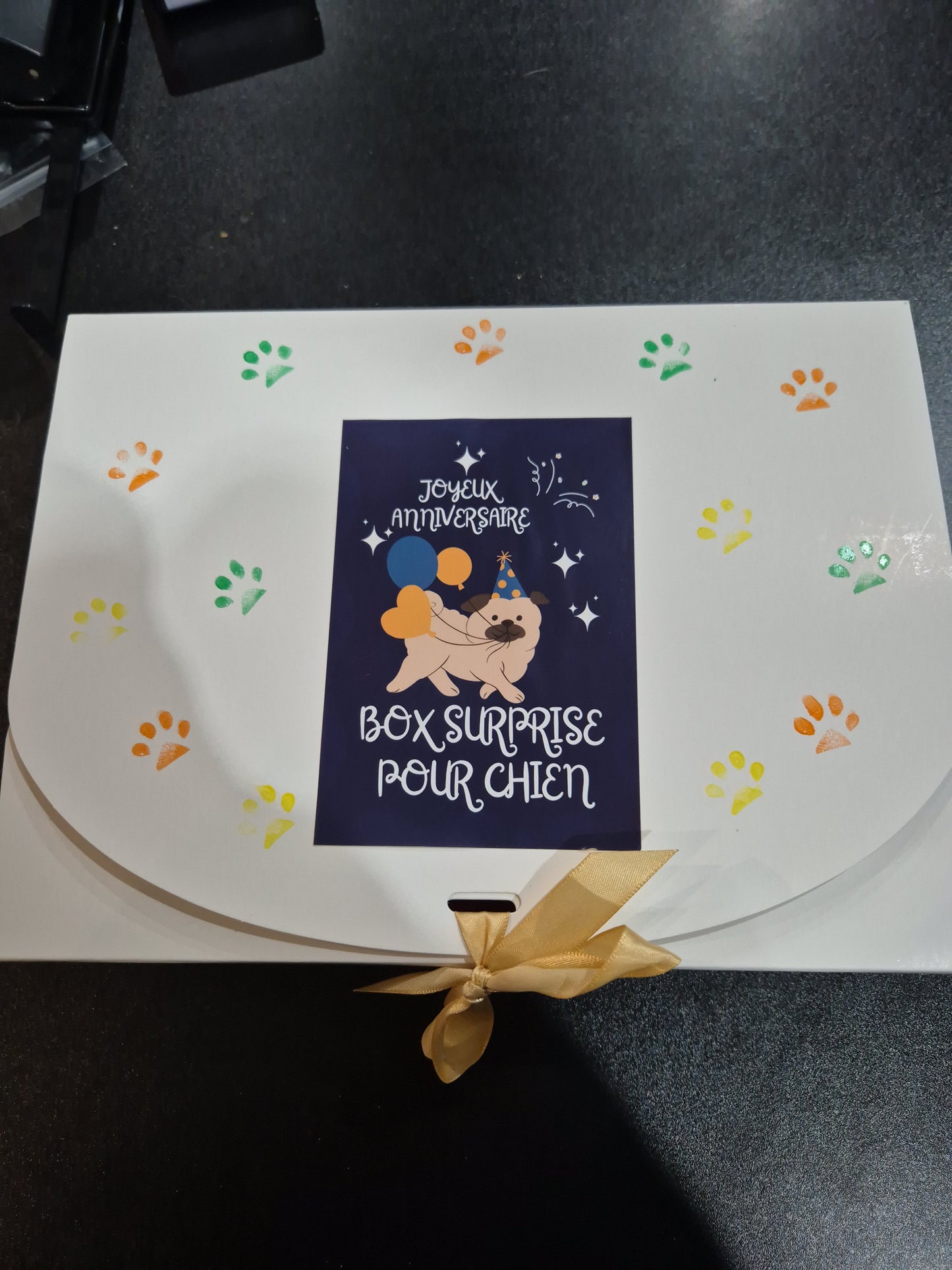 Box anniversaire chien